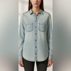 Express Light Blue Button Down Shirt